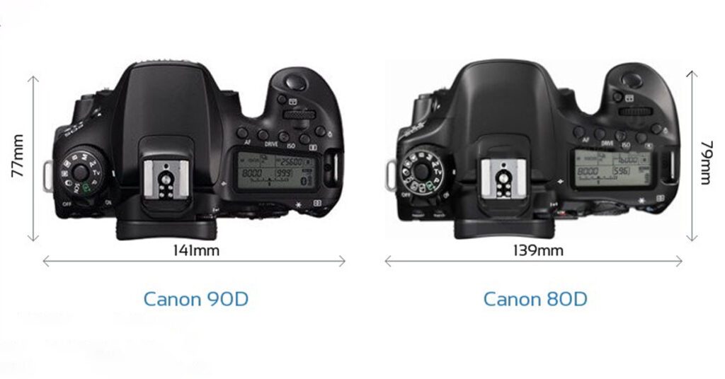 Canon 80d vs Canon 90d